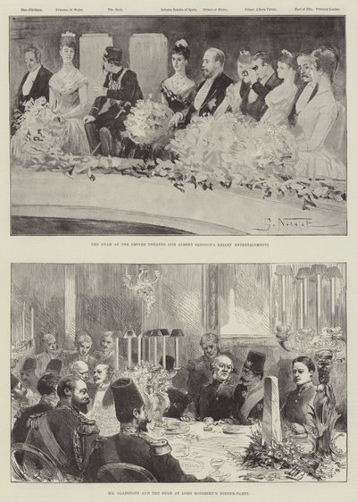 La visita del Shah de Gabriel Nicolet